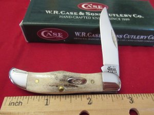 Case XX 2000  Vintage Stag Mini Folding Hunter Pattern # THV51185 SSM