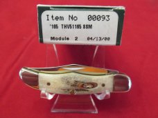 Case XX 2000 Vintage Stag Mini Folding Hunter Pattern # THV51185 SSM Case XX 2000 Vintage Stag Mini Folding Hunter Pattern # THV51185 SSM