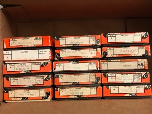 15 old CASE pumpkin knife boxes only free shipping
