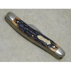 Schrade Walden NY USA Stainless Staglon 1869-1969 Keen Kutter Commemorative Stockman Knife in Box Schrade Walden NY USA Stainless Staglon 1869-1969 Keen Kutter Commemorative Stockman Knife in Box
