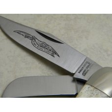 Parker Cut. Co. Japan Smooth Bone Eagle Brand 4 Blade Sowbelly Knife in Box Parker Cut. Co. Japan Smooth Bone Eagle Brand 4 Blade Sowbelly Knife in Box