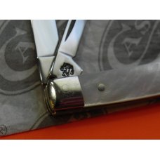 Case xx 2002 GunStock Pocket Knife (8215 SS) w Beautiful Mother of Pearl Handles -NOS & A Beauty! Case xx 2002 GunStock Pocket Knife (8215 SS) w Beautiful Mother of Pearl Handles -NOS & A Beauty!