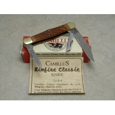 Camillus New York USA 22LR-6 Jigged Delrin "Rimfire Classic" Stockman Knife in Box c.1997 Camillus New York USA 22LR-6 Jigged Delrin "Rimfire Classic" Stockman Knife in Box c.1997