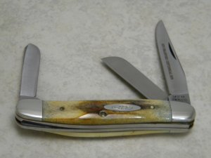 Case XX Stainless USA 1 Dot (1979) Bradford Centennial Stag 5318 HP SSP Stockman Knife