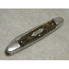 Kissing Crane Solingen Germany Stag "1979 Old Dominion Knife Collectors" Anglo Saxon Whittler Knife Kissing Crane Solingen Germany Stag "1979 Old Dominion Knife Collectors" Anglo Saxon Whittler Knife