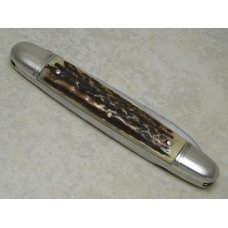 Kissing Crane Solingen Germany Stag "1979 Old Dominion Knife Collectors" Anglo Saxon Whittler Knife Kissing Crane Solingen Germany Stag "1979 Old Dominion Knife Collectors" Anglo Saxon Whittler Knife