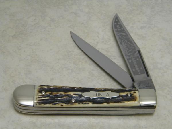 Bulldog Brand Germany Stag "1981 Old Dominion Knife Collectors Association" Trapper Knife Bulldog Brand Germany Stag "1981 Old Dominion Knife Collectors Association" Trapper Knife