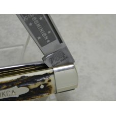 Bulldog Brand Germany Stag "1981 Old Dominion Knife Collectors Association" Trapper Knife Bulldog Brand Germany Stag "1981 Old Dominion Knife Collectors Association" Trapper Knife