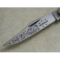 Bulldog Brand Germany Stag "1985 Old Dominion Knife Collectors" 3 Blade Dogleg Tapper Knife Bulldog Brand Germany Stag "1985 Old Dominion Knife Collectors" 3 Blade Dogleg Tapper Knife