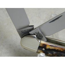 Bulldog Brand Germany Stag "1986 Old Dominion Knife Collectors Association" 3 Blade Canoe Knife Bulldog Brand Germany Stag "1986 Old Dominion Knife Collectors Association" 3 Blade Canoe Knife