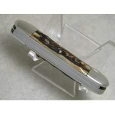 Bulldog Brand Germany Stag "1986 Old Dominion Knife Collectors Association" 3 Blade Canoe Knife Bulldog Brand Germany Stag "1986 Old Dominion Knife Collectors Association" 3 Blade Canoe Knife
