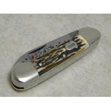 Bulldog Brand Germany Stag "1986 Old Dominion Knife Collectors Association" 3 Blade Canoe Knife Bulldog Brand Germany Stag "1986 Old Dominion Knife Collectors Association" 3 Blade Canoe Knife