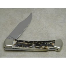 Fight'n Rooster Germany Stag "1988 Old Dominion Knife Collectors" Large Lockback Sodbuster Knife Fight'n Rooster Germany Stag "1988 Old Dominion Knife Collectors" Large Lockback Sodbuster Knife