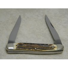 Fight'n Rooster Germany Stag "1989 Old Dominion Knife Collectors Association" Muskrat Knife Fight'n Rooster Germany Stag "1989 Old Dominion Knife Collectors Association" Muskrat Knife