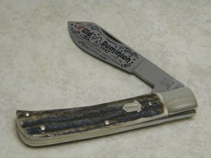 Bulldog Brand Germany Stag "1997 Old Dominion Knife Collectors Association" Cotton Sampler Knife