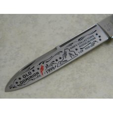 Bulldog Brand Germany Stag "1997 Old Dominion Knife Collectors" Large Anglo Saxon Whittler Knife Bulldog Brand Germany Stag "1997 Old Dominion Knife Collectors" Large Anglo Saxon Whittler Knife