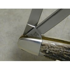 Bulldog Brand Germany Stag "1997 Old Dominion Knife Collectors" Large Anglo Saxon Whittler Knife Bulldog Brand Germany Stag "1997 Old Dominion Knife Collectors" Large Anglo Saxon Whittler Knife