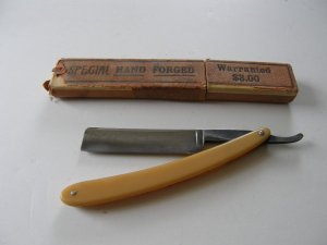 Straight Razor-Made by Casre-Red Imp                                     LOT C