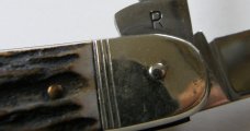 Near Mint Robt Klaas Stag Lock back knife