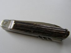 Near Mint Robt Klaas Stag Lock back knife