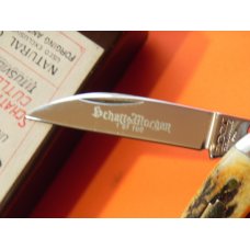 Schatt & Morgan Whittler (Mdl # 46) Pocket Knife w/ Great Stag Handles & Blade Etch -1 of 100 -NOS Schatt & Morgan Whittler (Mdl # 46) Pocket Knife w/ Great Stag Handles & Blade Etch -1 of 100 -NOS