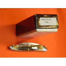 Schatt & Morgan Whittler (Mdl # 46) Pocket Knife w/ Great Stag Handles & Blade Etch -1 of 100 -NOS Schatt & Morgan Whittler (Mdl # 46) Pocket Knife w/ Great Stag Handles & Blade Etch -1 of 100 -NOS