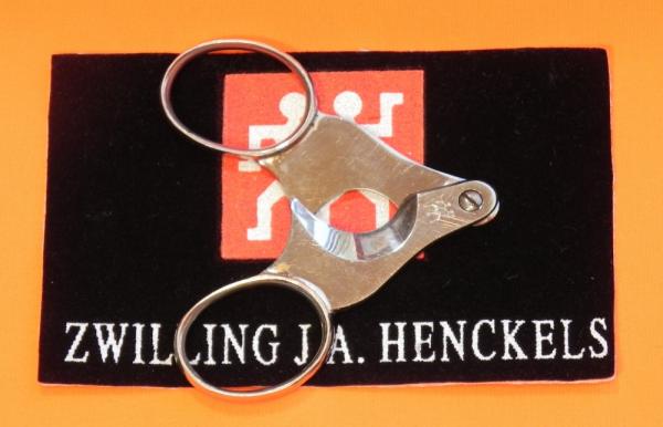 Vintage J A Henckels Small 2 finger Cigar Cutter -Gently used if any use at all... Vintage J A Henckels Small 2 finger Cigar Cutter -Gently used if any use at all...