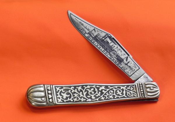 Antique German, J W Hickey & Sons 5" Coke Bottle -Highly Detailed Handle -Solid Quality Knife