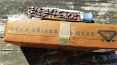 OLD RARE 1950's, 6070's HUGO KOLLER SINGLE BLADE LOCKBACK KNIFE AWESOME STAG.TIGHT!!!!!! OLD RARE 1950's, 6070's HUGO KOLLER SINGLE BLADE LOCKBACK KNIFE AWESOME STAG.TIGHT!!!!!!