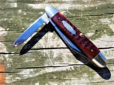 1970'S CASE XX REDDISH JIGGED BONE 6 DOT 62055 MINT!! RARE CIGAR JACK DISCONTINUED PATTERN??!!!! 1970'S CASE XX REDDISH JIGGED BONE 6 DOT 62055 MINT!! RARE CIGAR JACK DISCONTINUED PATTERN??!!!!