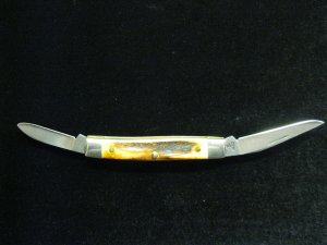 Case Knife XX USA 52033 SSP 5-Dot 1985 Stag  2-blade Knife