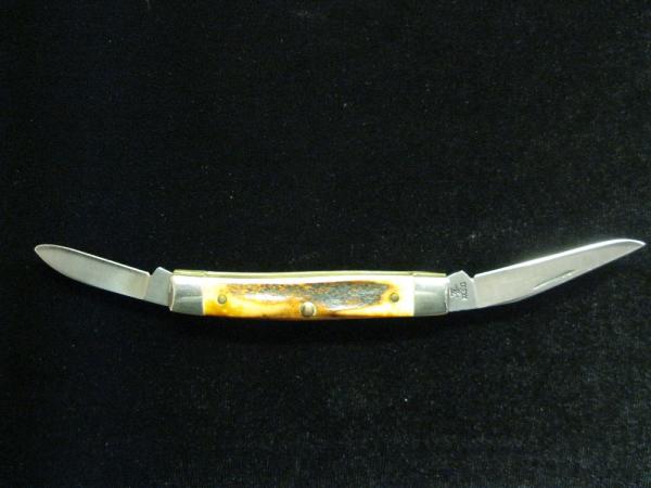 Case Knife XX USA 52033 SSP 5-Dot 1985 Stag 2-blade Knife