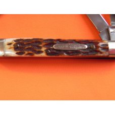 Vint Parker (Japan) Eagle Brand 2 Blade Country Doctor Physician Knife w/ Chestnut Pick Bone Handles Vint Parker (Japan) Eagle Brand 2 Blade Country Doctor Physician Knife w/ Chestnut Pick Bone Handles