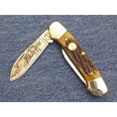 Remington Canoe w/ Elk Etch Remington Canoe w/ Elk Etch
