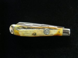 Schrade USA Stag Trapper 1982 NKCA Club Knife