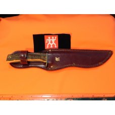 Vintage J A Henckels Mdl# 602 5 1/2 Skinning /Hunting /Camping knife w Orig Sheath & STAG Handles! Vintage J A Henckels Mdl# 602 5 1/2 Skinning /Hunting /Camping knife w Orig Sheath & STAG Handles!