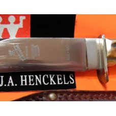 Vintage J A Henckels Mdl# 602 5 1/2 Skinning /Hunting /Camping knife w Orig Sheath & STAG Handles! Vintage J A Henckels Mdl# 602 5 1/2 Skinning /Hunting /Camping knife w Orig Sheath & STAG Handles!