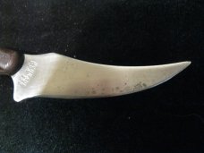 Parker Cut. Co. Hand Made Japan Horn EK-4 Folding Lockback Bowie Knife - NIB Parker Cut. Co. Hand Made Japan Horn EK-4 Folding Lockback Bowie Knife - NIB