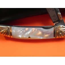 Boker "Double Tree" Copperhead Liner Lock Knife w/ Fiery Mother of Pearl Handles & Fancy Bolsters Boker "Double Tree" Copperhead Liner Lock Knife w/ Fiery Mother of Pearl Handles & Fancy Bolsters