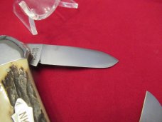 Kissing Crane Stag Gun Boat Whittler Made For NKCA 