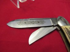 Kissing Crane Stag Gun Boat Whittler Made For NKCA 