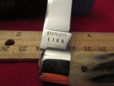 KA-BAR Stag Folding Small Hunter Pattern # 1186 