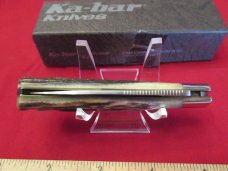 KA-BAR Stag Folding Small Hunter Pattern # 1186 