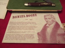 Schrade  Saw Cut Delrin Stockman Commemorative Daniel Boone 