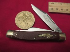 Schrade  Saw Cut Delrin Stockman Commemorative Daniel Boone 