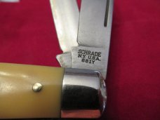 Schrade Yellow Delrin Stockman pattern # 881Y Schrade Yellow Delrin Stockman pattern # 881Y