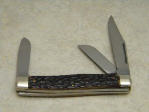 RU-KO Solingen Germany Bone Stockman Knife