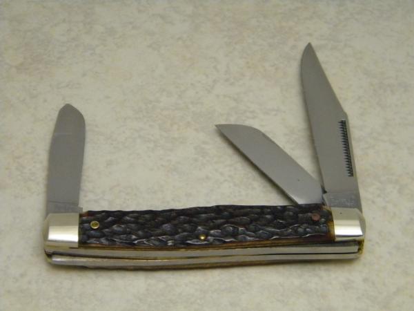 RU-KO Solingen Germany Bone Stockman Knife