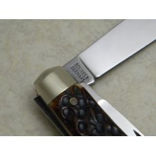 RU-KO Solingen Germany Bone Stockman Knife