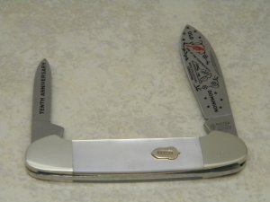 United Boker Germany Pearl "1988 Old Dominion Knife Collectors Association" Canoe Knife